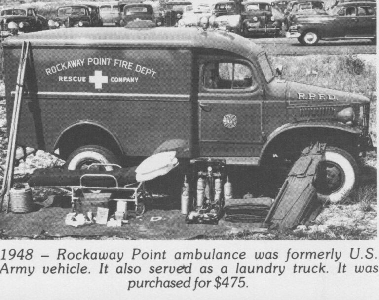 1st ambulance 1948 of Rockaway VFD